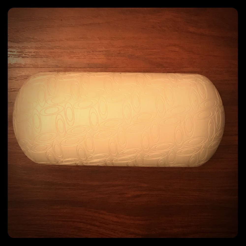 Oakley White Clamshell Sunglasses Case